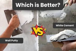 Wall putty or white cement