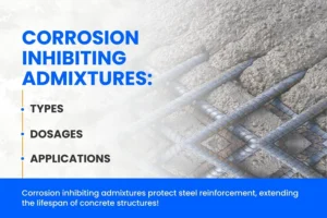 Corrosion inhibiting admixtures