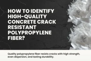 concrete crack resistant polypropylene fiber