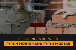 Type S and Type N Mortar