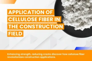application of cellulose fiber