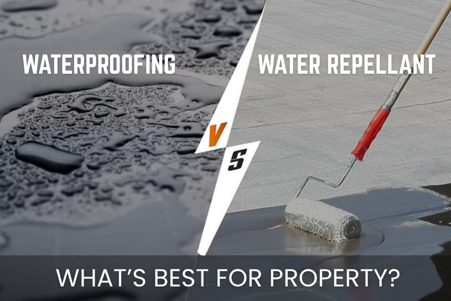 Waterproofing vs Water Repellant
